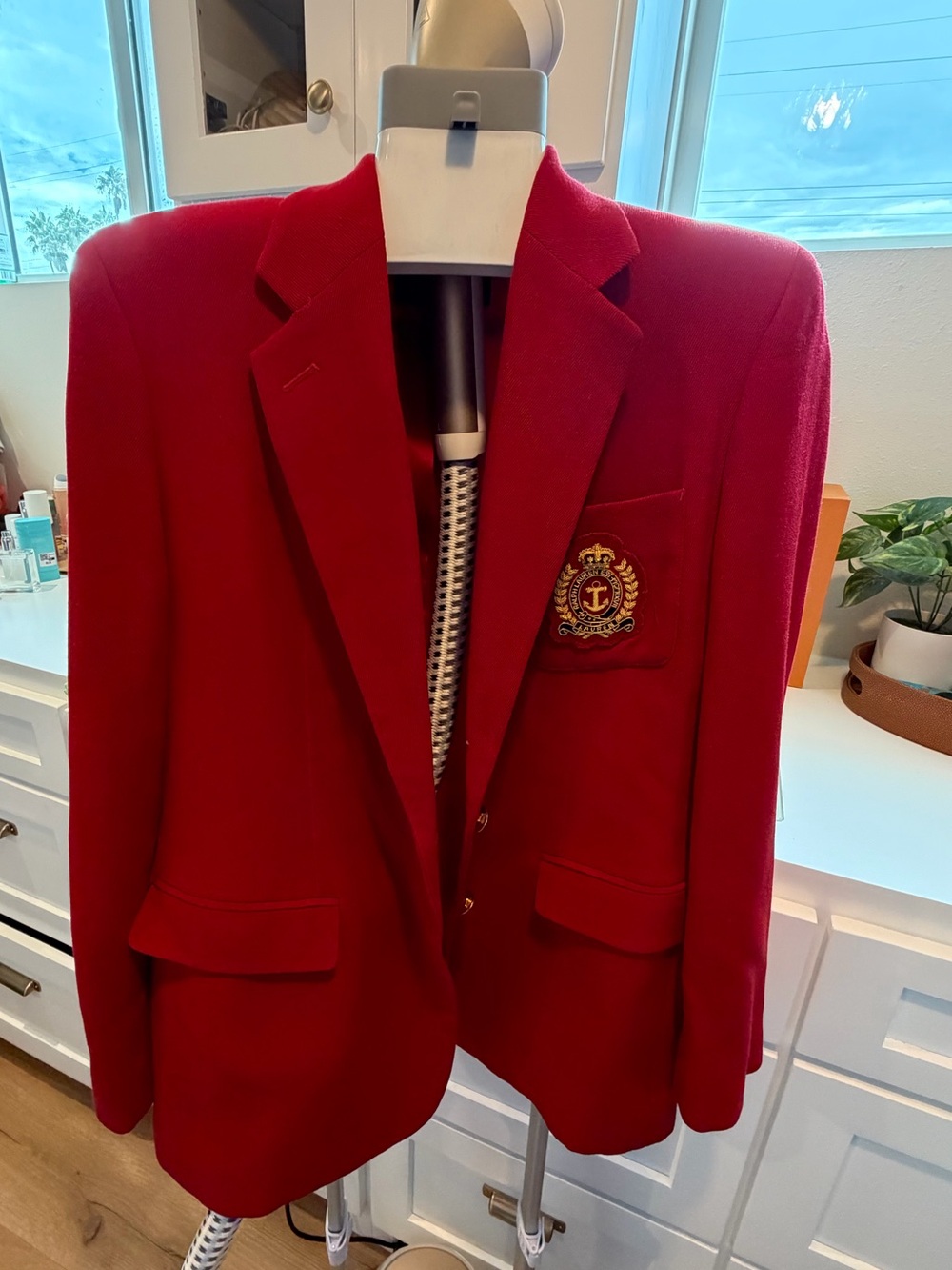 Ralph Lauren vintage Blazer with Embroidered Crest - Classic Tailored Style